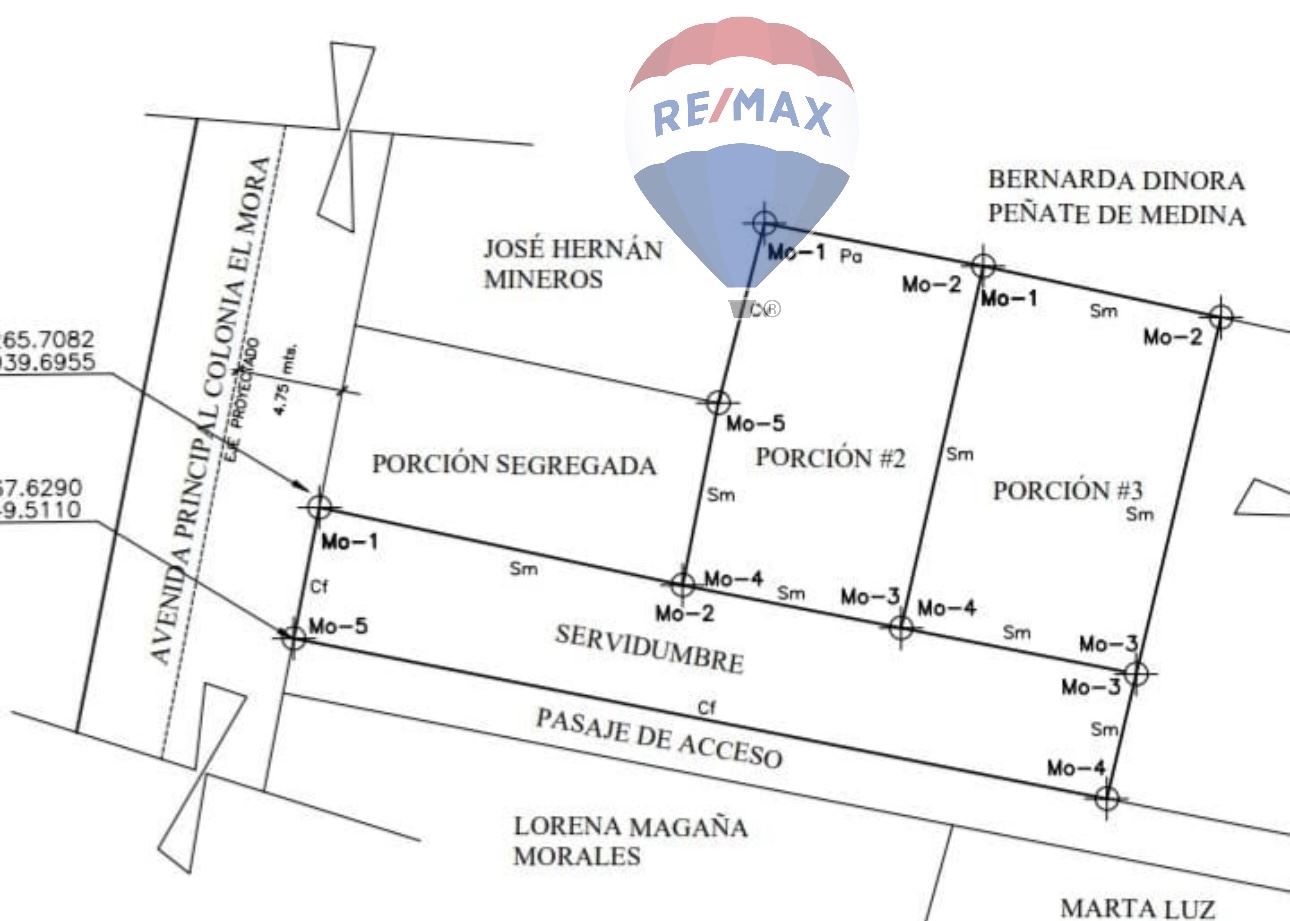 En venta tres lotes ubicados en avenida principal