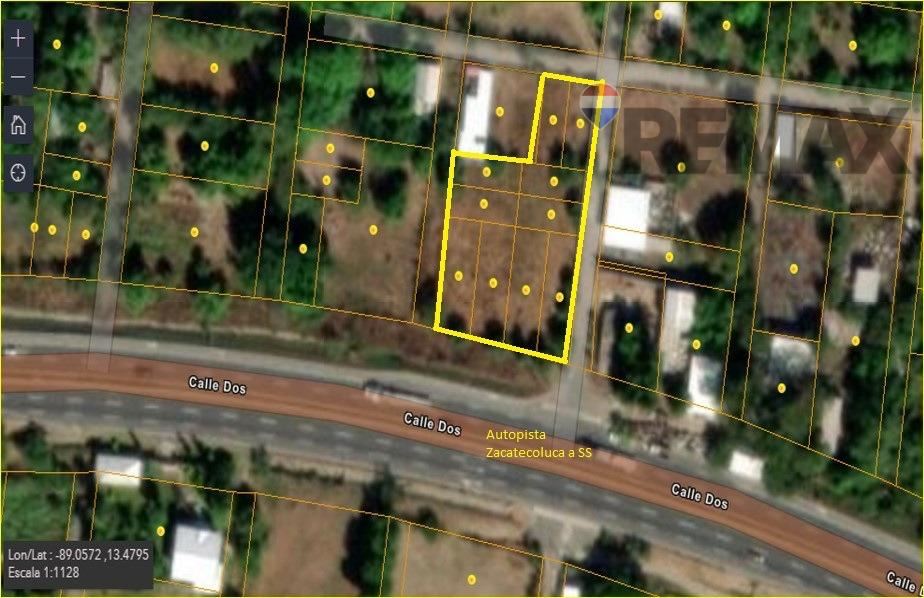 Land for sale  Zacatecoluca San to Salvador Highway