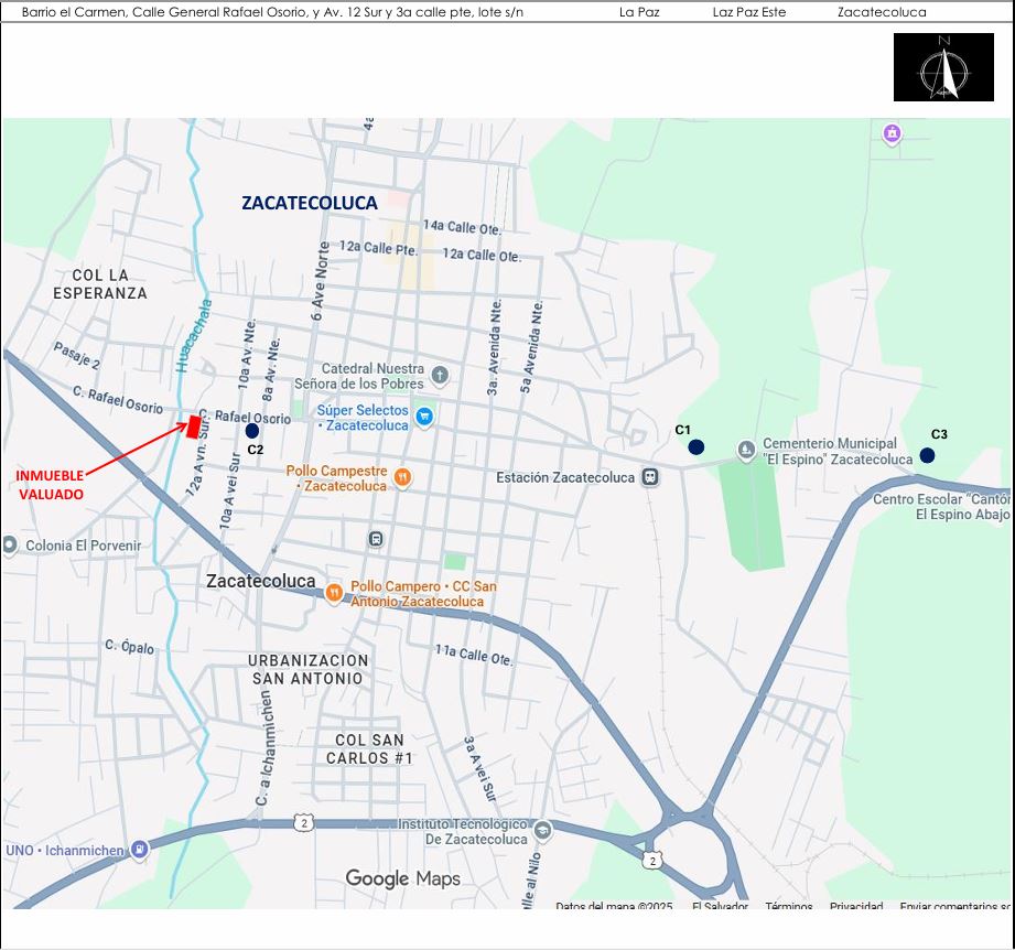 TERRENO CON EXCELENTE UBICACION EN ZACATECOLUCA