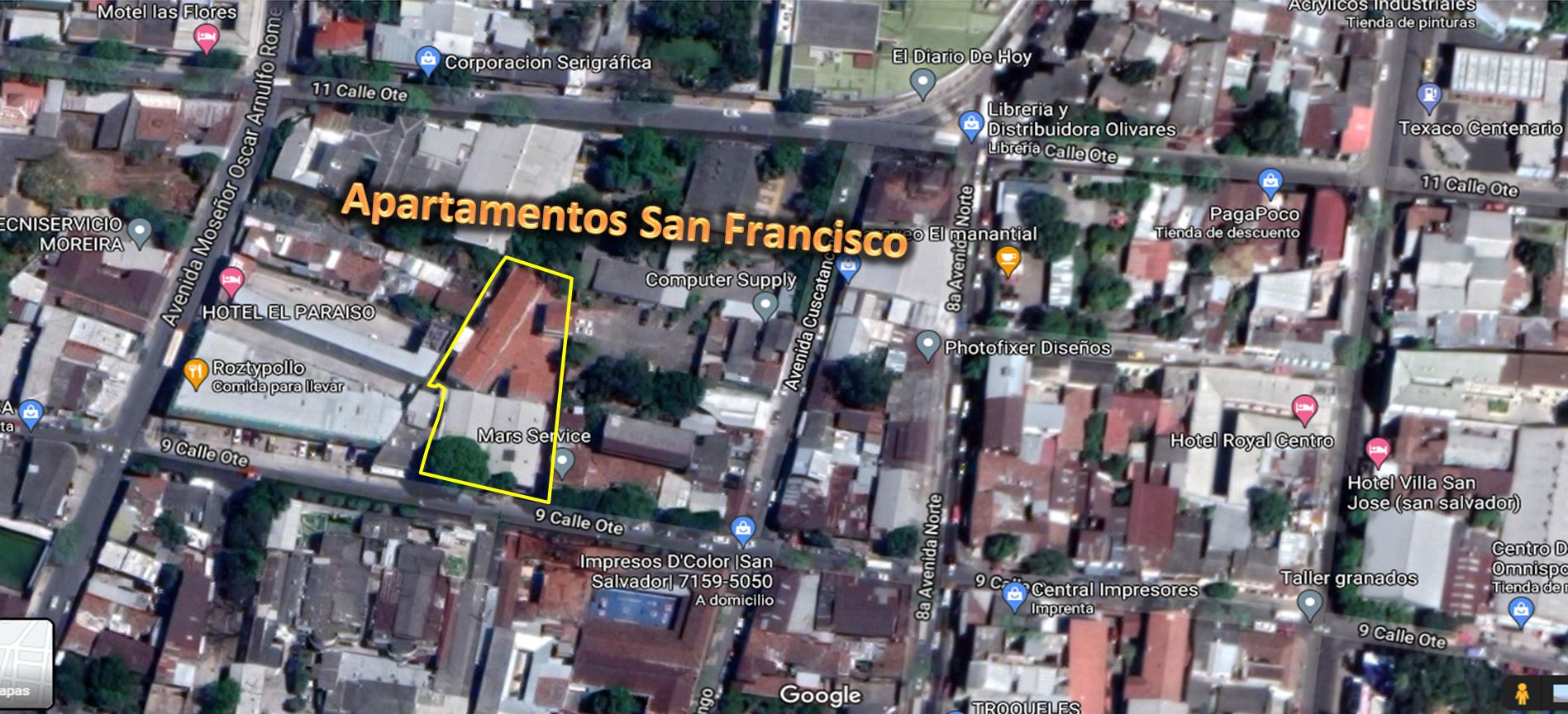 High–strategic value real estate asset San Salvador Downtown "Apartamentos San Francisco"
