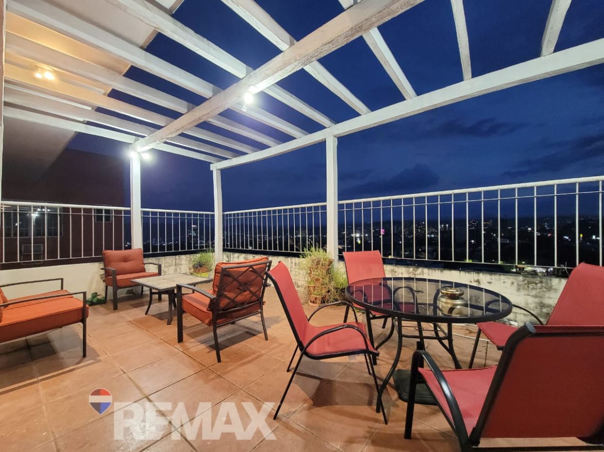 Furnished Penthouse for Rent with Panoramic City Views